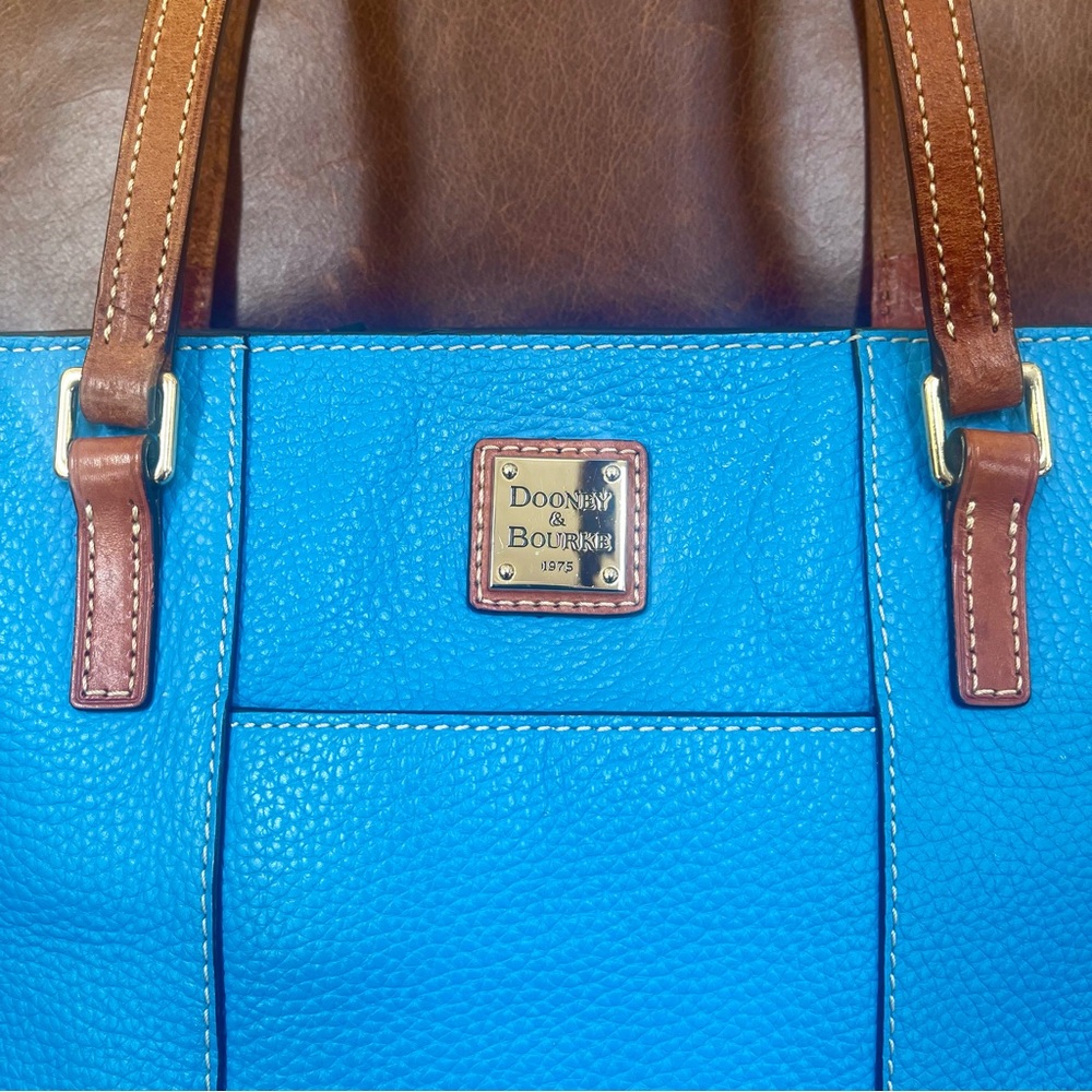 Dooney & Bourke Genuine Leather Tote & Shoulder Bag - Picture 6 of 13